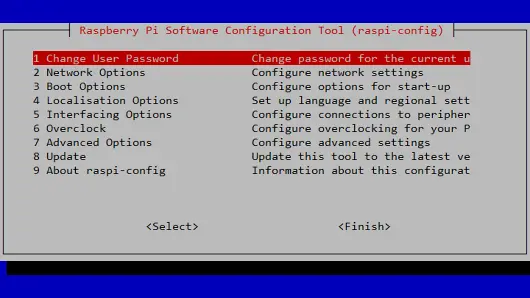 raspi-config