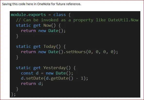 onenote-code