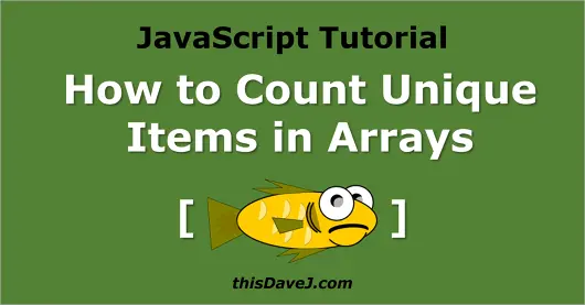 Count array items in JavaScript